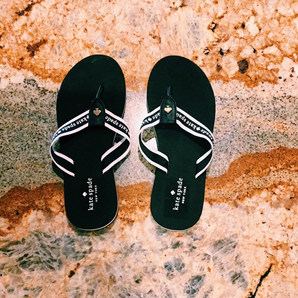 Kate Spade pool flip flops